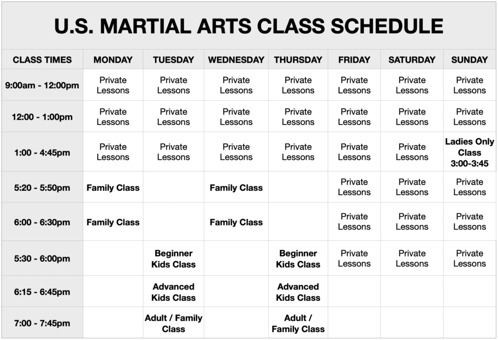 Plainwell Martial Arts – U.S. Martial Arts
